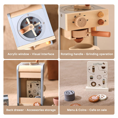 Mini Kitchen Coffee Machine Model Toys