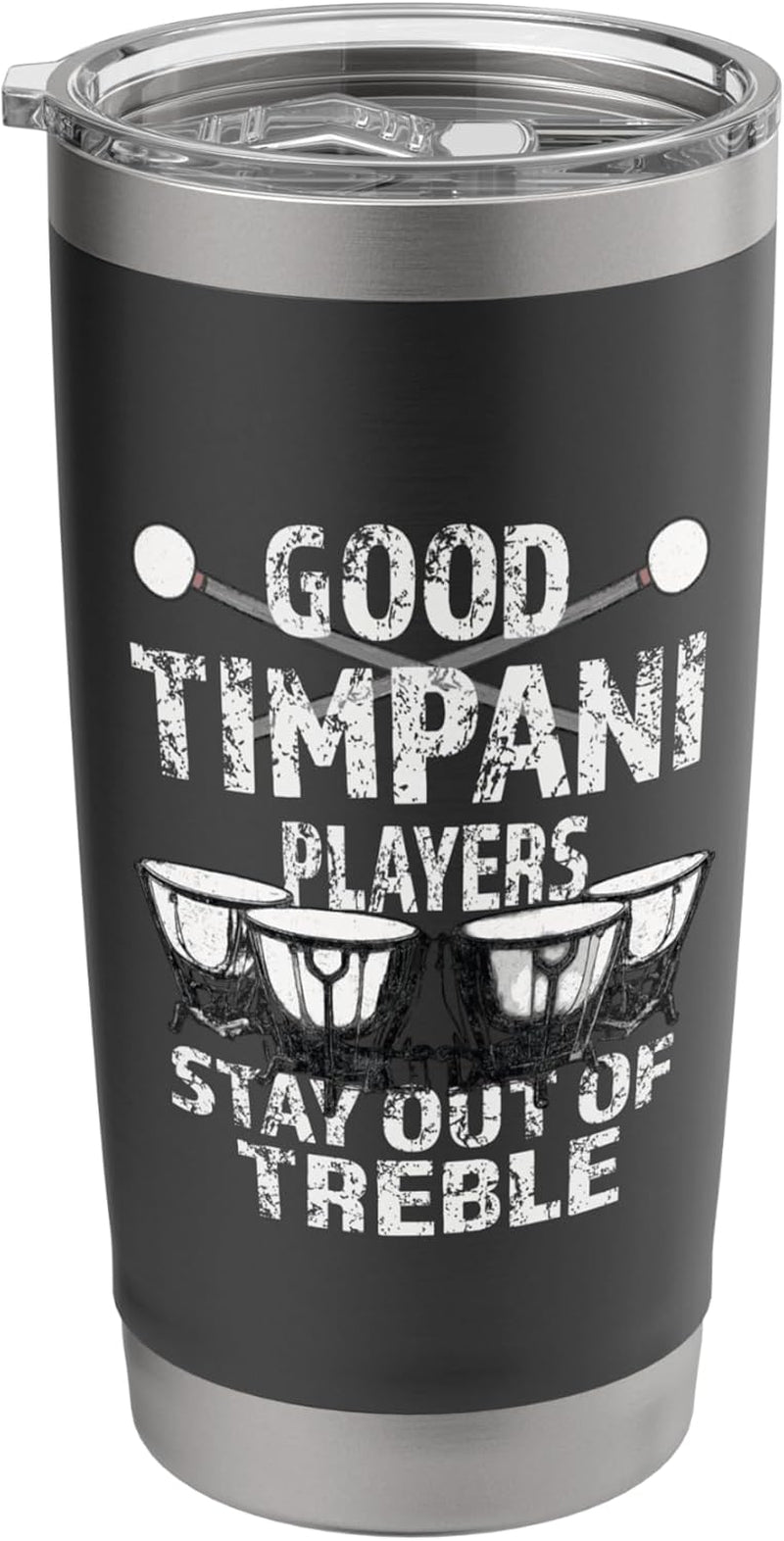 Timpani Kettle Drum Percussion Section Out Treble Timpanist Stainless Steel Insulated Tumbler