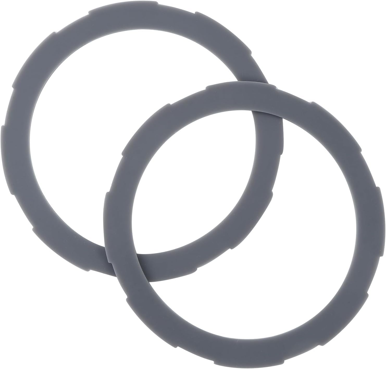 2 Packs Blender Gaskets 182341-000-842, Silicone Rubber Sealing O-Ring, Premium Replacement Parts Compatible with Oster Pro 1200 Blender, Gray