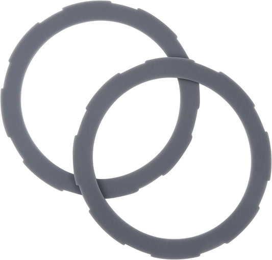 2 Packs Blender Gaskets 182341-000-842, Silicone Rubber Sealing O-Ring, Premium Replacement Parts Compatible with Oster Pro 1200 Blender, Gray