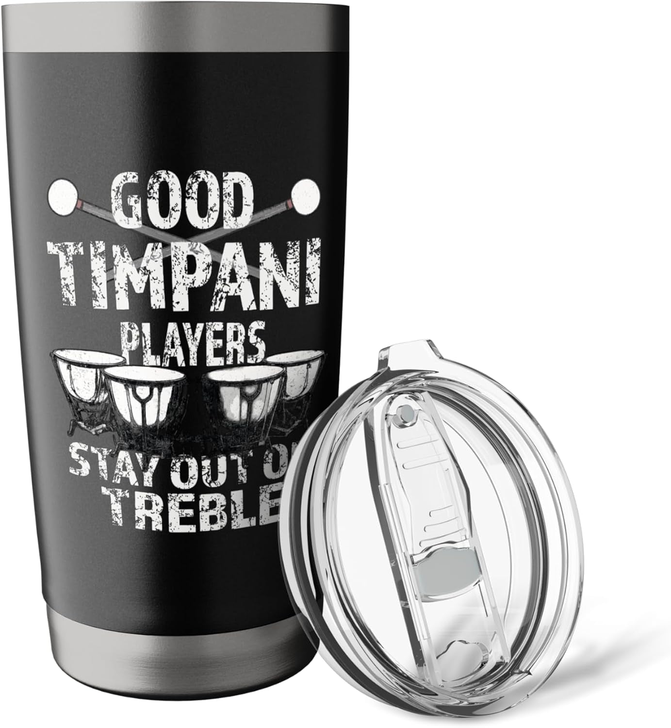 Timpani Kettle Drum Percussion Section Out Treble Timpanist Stainless Steel Insulated Tumbler