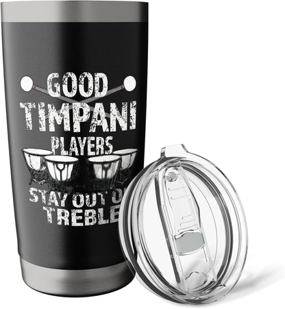 Timpani Kettle Drum Percussion Section Out Treble Timpanist Stainless Steel Insulated Tumbler