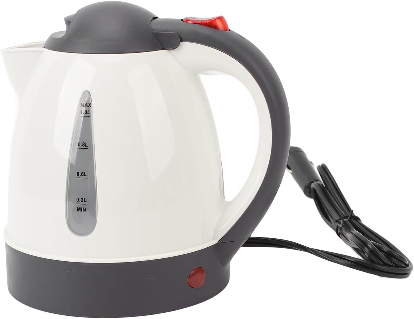 1000Ml Car Electric Kettle Portable Truck Water Boiler Electric Heater Road Trip Travel Cigarette Lighter Auto Shut off for Travel Office Kitchen(12V)