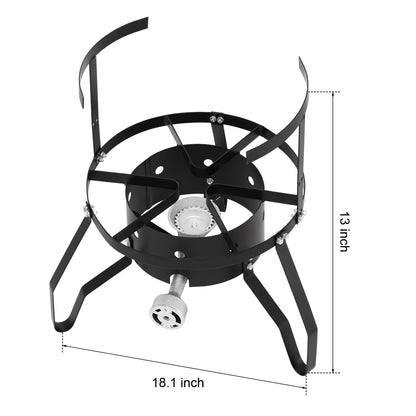 50Qt Propane Fryer Kit Turkey Fryer Fish Fryer Outdoor Fryer Stainless Steel Propane Boil Pot Portable Deep Frying/Boiling